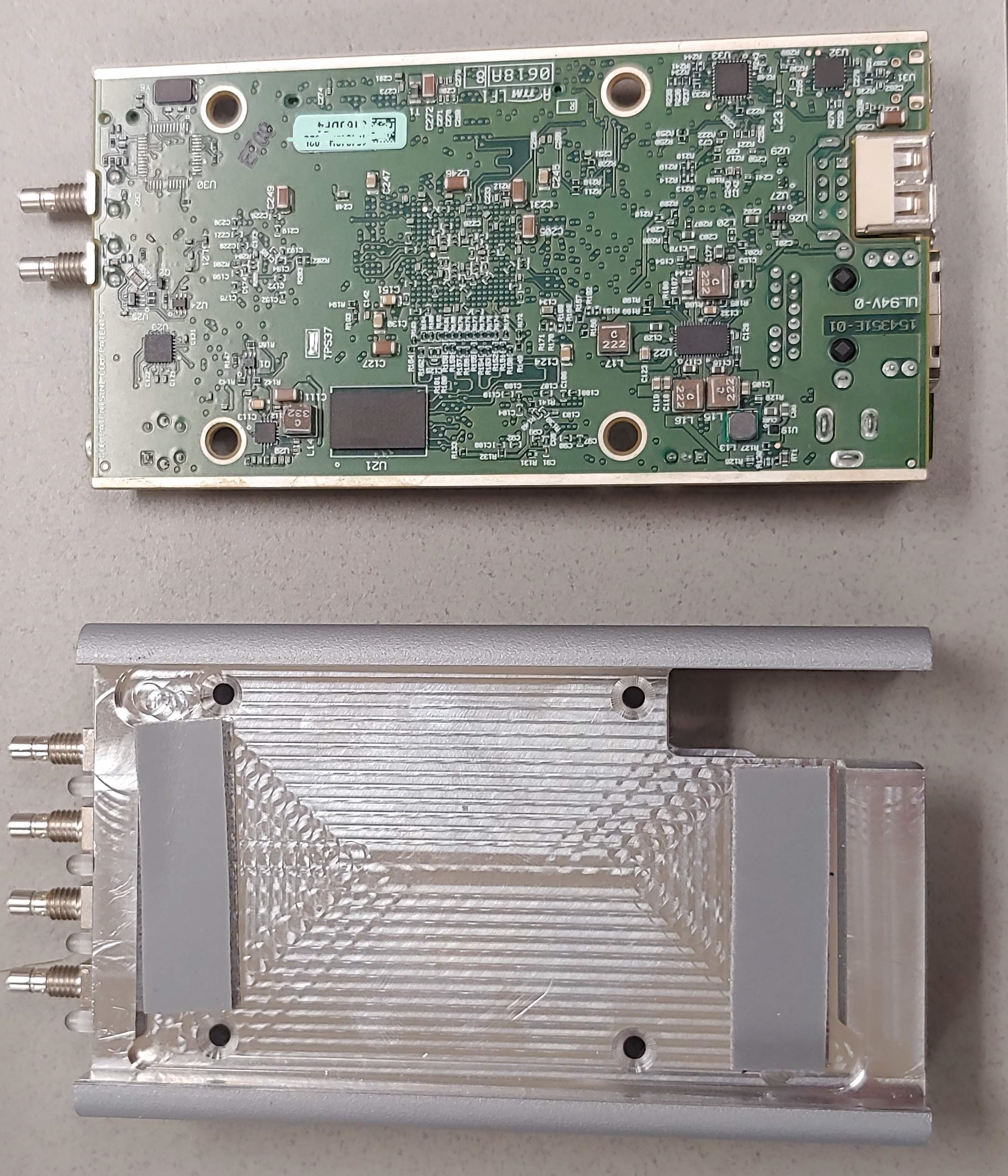      E312 and E310 Software Defined Radio (SDR) inside box. 